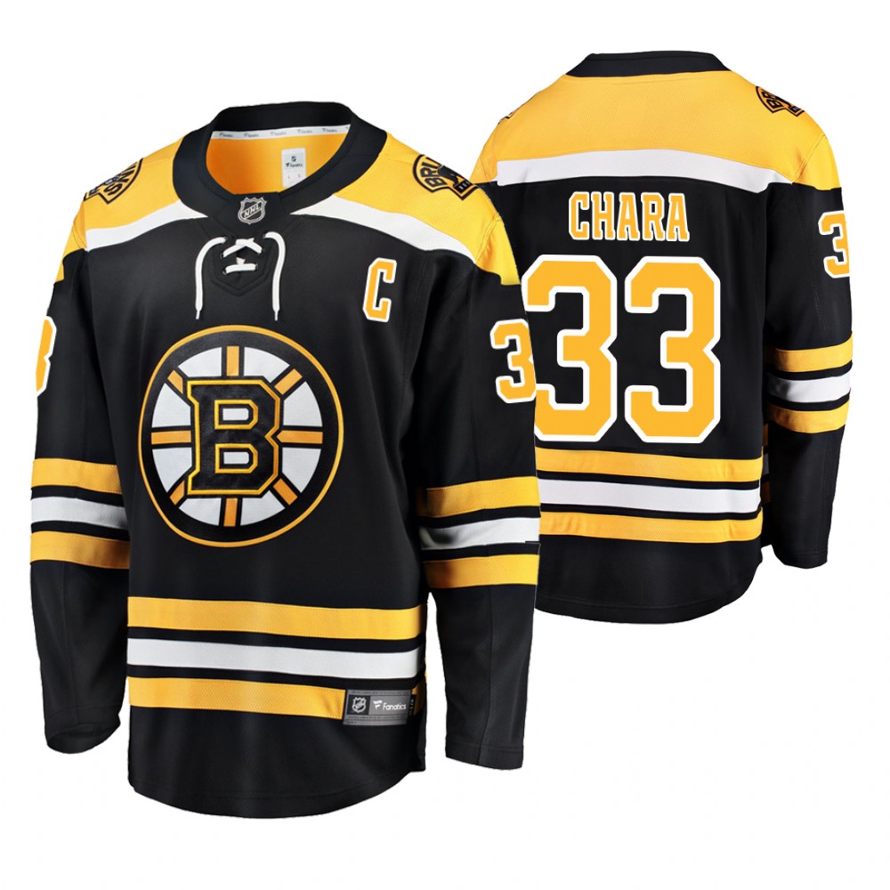 Men's Bruins Zdeno Chara 2019 Stanley Cup Playoffs Eastern Conference Final Jersey Stitched
