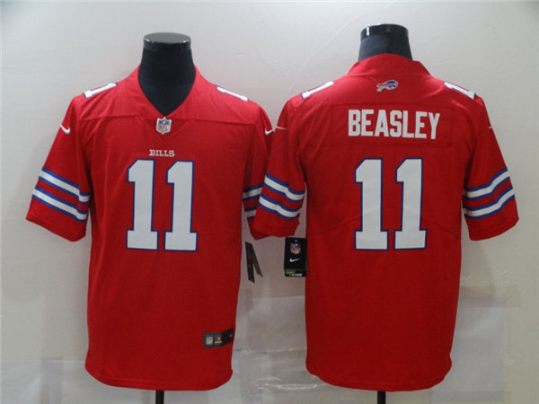 Men's Buffalo Bills #11 Cole Beasley Nike Red Alternate Game Football Stitched Jersey