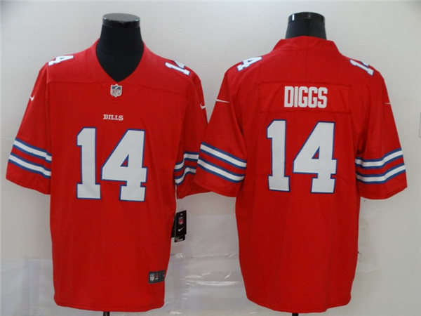 Men's Buffalo Bills #14 Stefon Diggs Nike Red Alternate Game Football Stitched Jersey