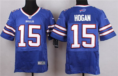 Men's Buffalo Bills #15 Chris Hogan Nike Light Blue Elite Jersey