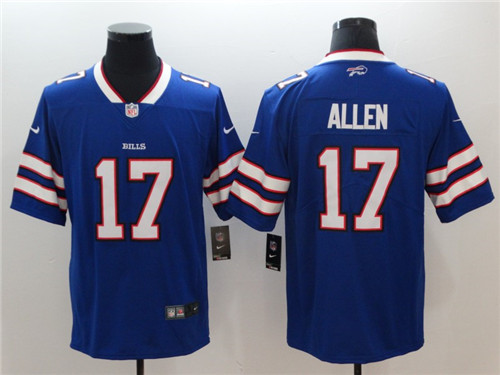 Men's Buffalo Bills #17 Josh Allen Nike Royal Player Game Football Stitched Jersey