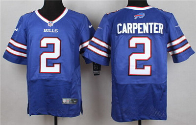 Men's Buffalo Bills #2 Dan Carpenter Nike Light Blue Elite Stitched Jersey