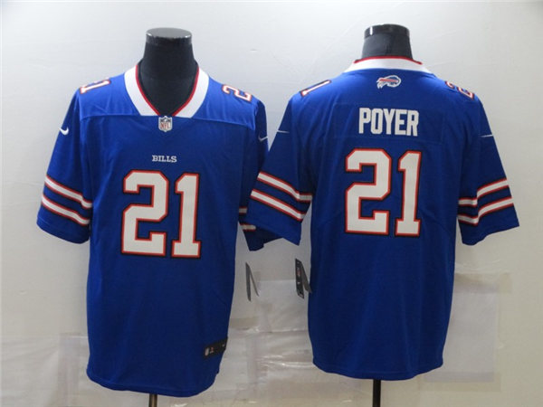 Men's Buffalo Bills #21 Jordan Poyer Nike Royal Player Game Football Stitched Jersey