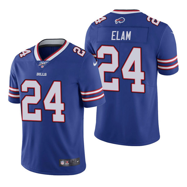 Men's Buffalo Bills #24 Kaiir Elam Nike Royal Team Color Vapor Limited Jersey