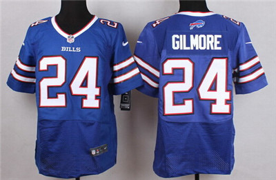 Men's Buffalo Bills #24 Stephon Gilmore Nike Light Blue Elite Stitched Jersey