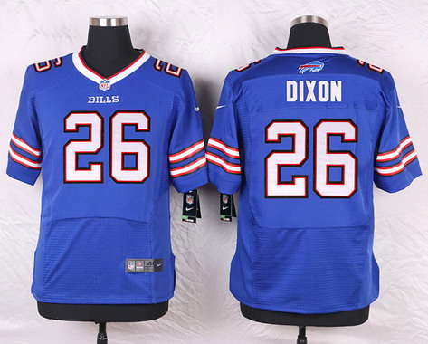 Men's Buffalo Bills #26 Boobie Dixon Royal Blue Team Color NFL Nike Elite Stitched Jersey
