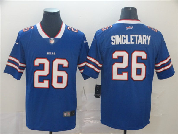 Men's Buffalo Bills #26 Devin Singletary Nike Royal Player Game Football Stitched Jersey