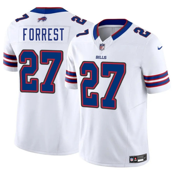 Men's Buffalo Bills #27 Darrick Forrest White 2025 F.U.S.E. Vapor Untouchable Limited Football Stitched Jersey