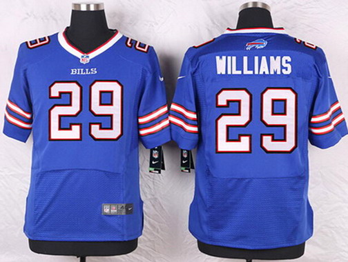 Men's Buffalo Bills #29 Karlos Williams Royal Blue Team Color NFL Nike Elite Stitched Jersey