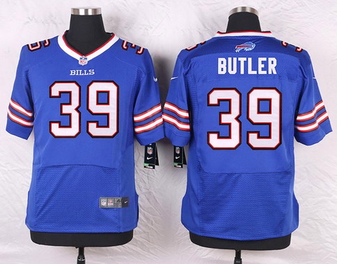 Men's Buffalo Bills #39 Mario Butler Royal Blue Team Color NFL Nike Elite Stitched Jersey