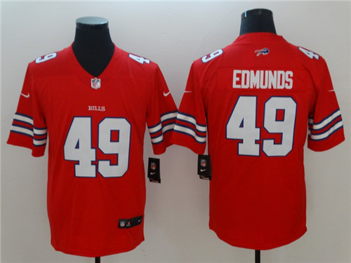 Men's Buffalo Bills #49 Tremaine Edmunds Nike Red Alternate Game Football Jersey