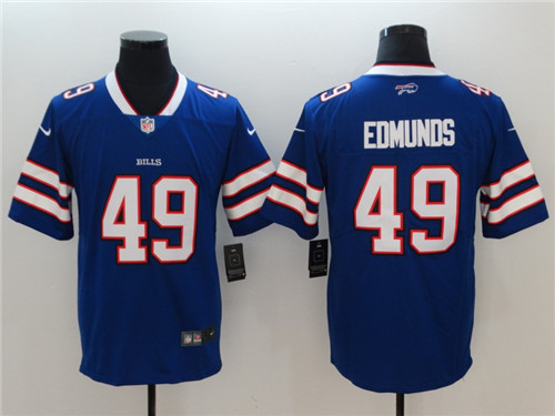 Men's Buffalo Bills #49 Tremaine Edmunds Nike Royal Player Game Football Stitched Jersey