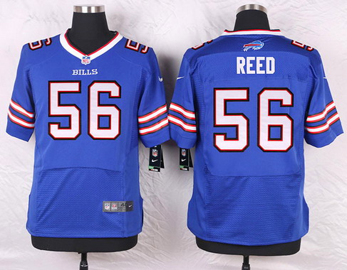 Men's Buffalo Bills #56 Cedric Reed Royal Blue Team Color NFL Nike Elite Stitched Jersey