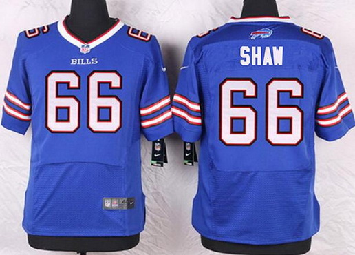 Men's Buffalo Bills #66 Billy Shaw Royal Blue Retired Player NFL Nike Elite Stitched Jersey