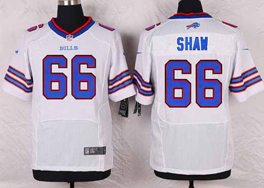 Men's Buffalo Bills #66 Billy Shaw White Retired Player NFL Nike Elite Stitched Jersey