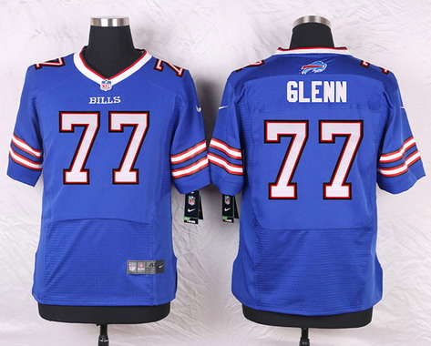 Men's Buffalo Bills #77 Cordy Glenn Royal Blue Team Color NFL Nike Elite Stitched Jersey