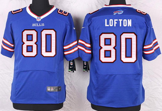 Men's Buffalo Bills #80 James Lofton Royal Blue Retired Player NFL Nike Elite Stitched Jersey