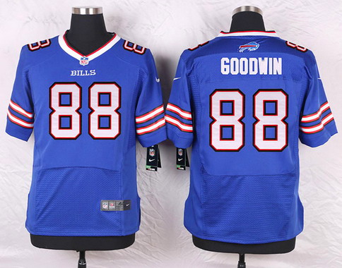 Men's Buffalo Bills #88 Marquise Goodwin Royal Blue Team Color NFL Nike Elite Stitched Jersey