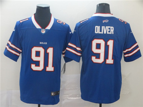 Men's Buffalo Bills #91 Ed Oliver Nike Royal Player Game Football Stitched Jersey