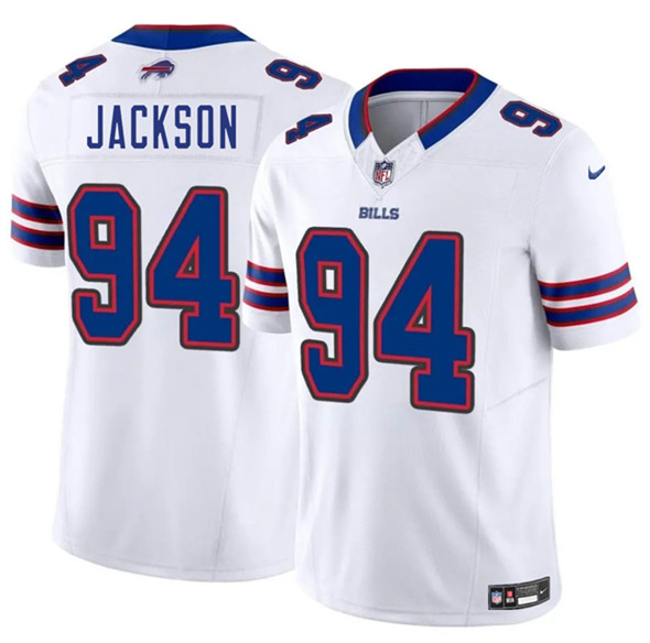 Men's Buffalo Bills #94 Maxwell Hairston White 2025 Draft F.U.S.E. Vapor Untouchable Limited Football Stitched Jersey