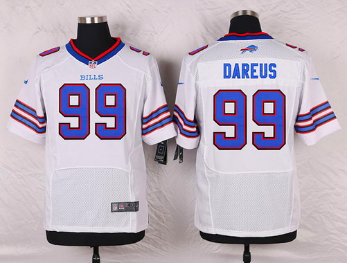 Men's Buffalo Bills #99 Marcell Dareus Nike White Elite Stitched Jersey