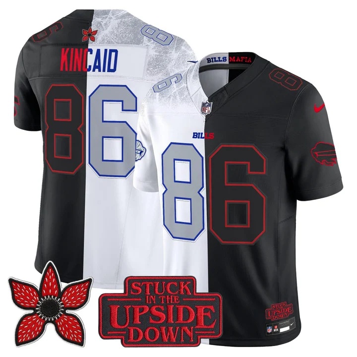 Men's Buffalo Bills 'Upside Down Edition' Vapor Limited Jersey - All Stitched Dalton Kincaid