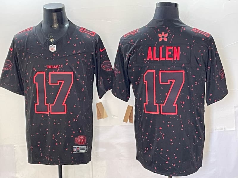 Men's Buffalo Bills  Vapor Limited Jersey - All Stitched Josh Allen  17