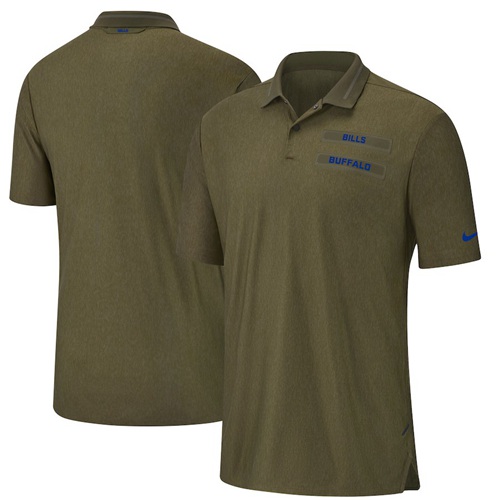 Men's Buffalo Bills Salute to Service Sideline Polo Olive