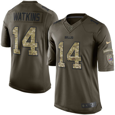Men's Buffalo Bills Sammy Watkins Nike Green Salute To Service Limited Jersey