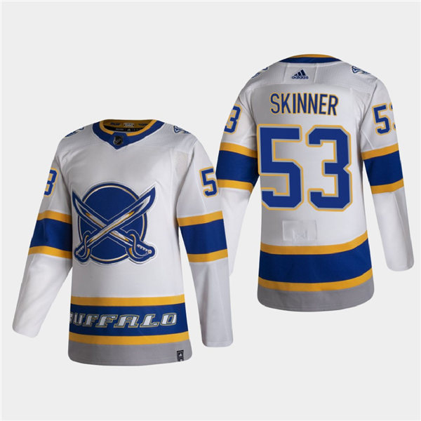 Men's Buffalo Sabres #53 Jeff Skinner Adidas 2020-21 NHL Reverse Retro Special Edition Stitched Jersey