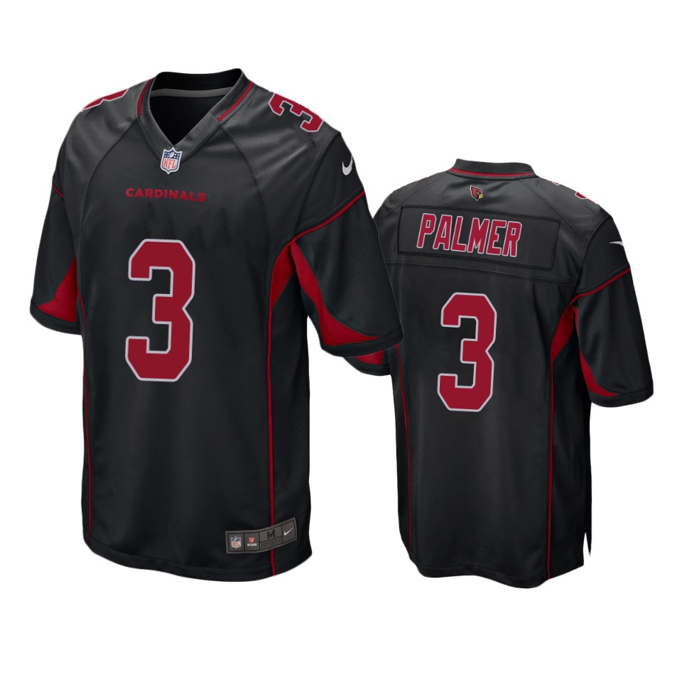 Men's Cardinals Black Carson Palmer Alternate Game Jersey