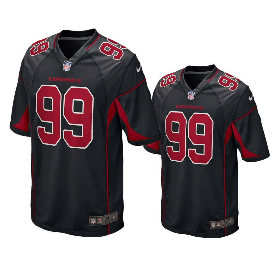 Men's Cardinals Black J.J. Watt 2nd Alternate Game Jersey