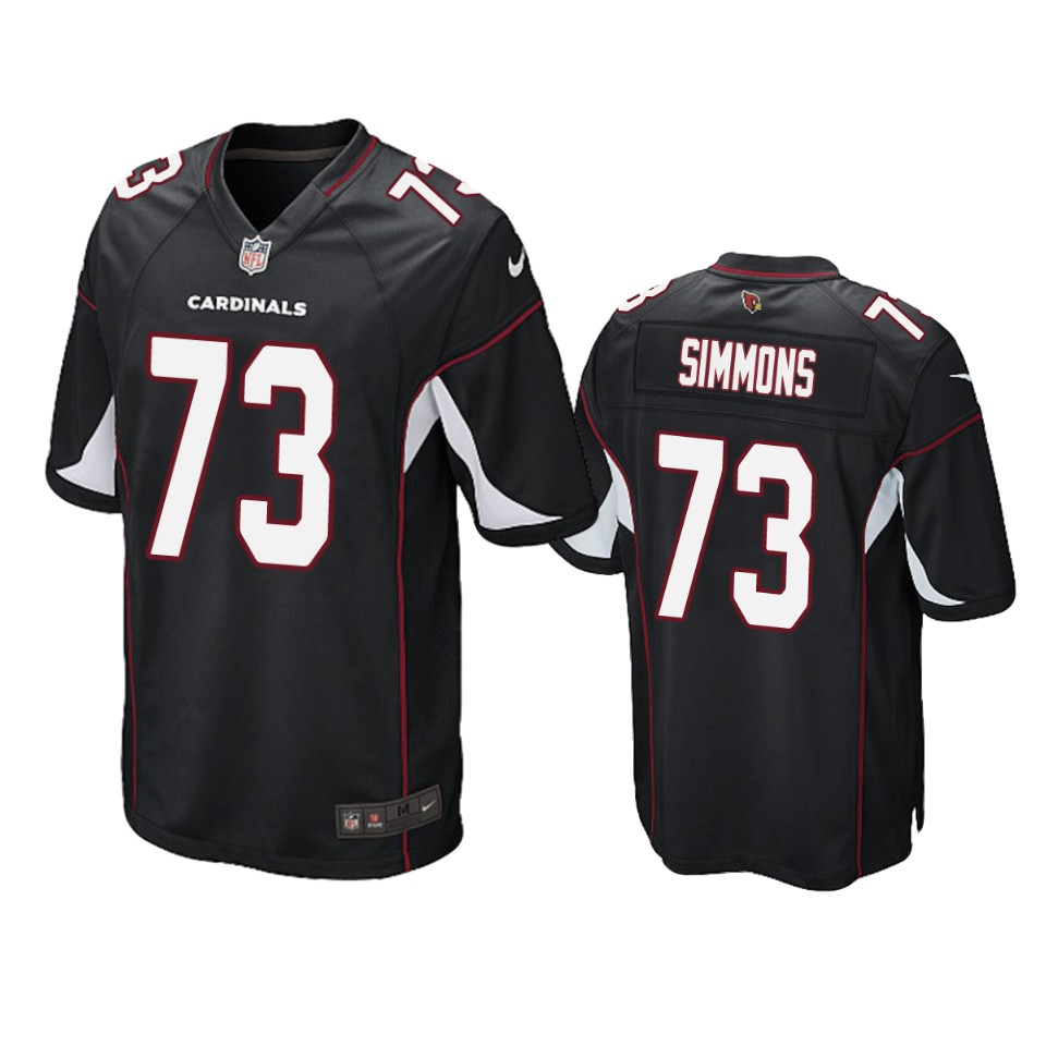 Men's Cardinals Black Lachavious Simmons Alternate Game Jersey
