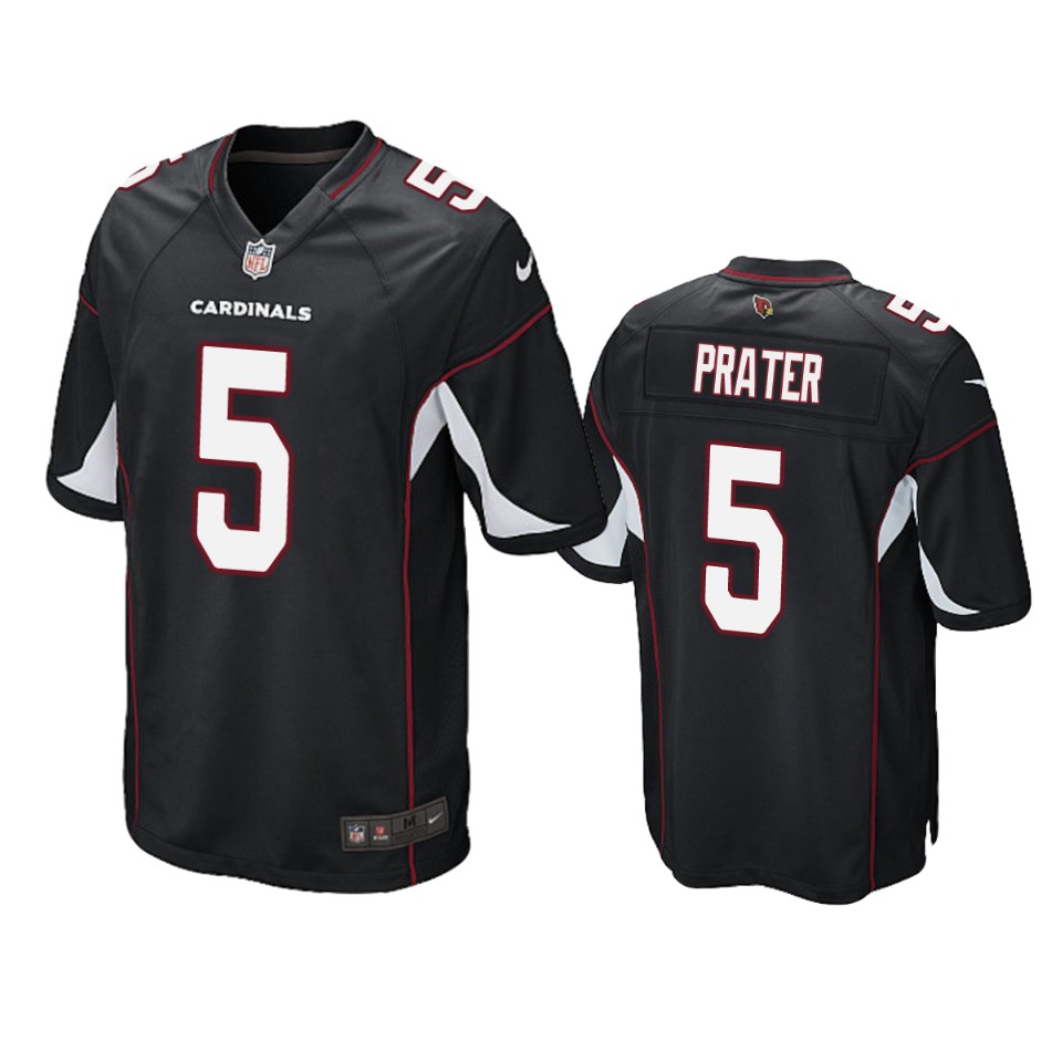 Men's Cardinals Black Matt Prater Alternate Game Jersey