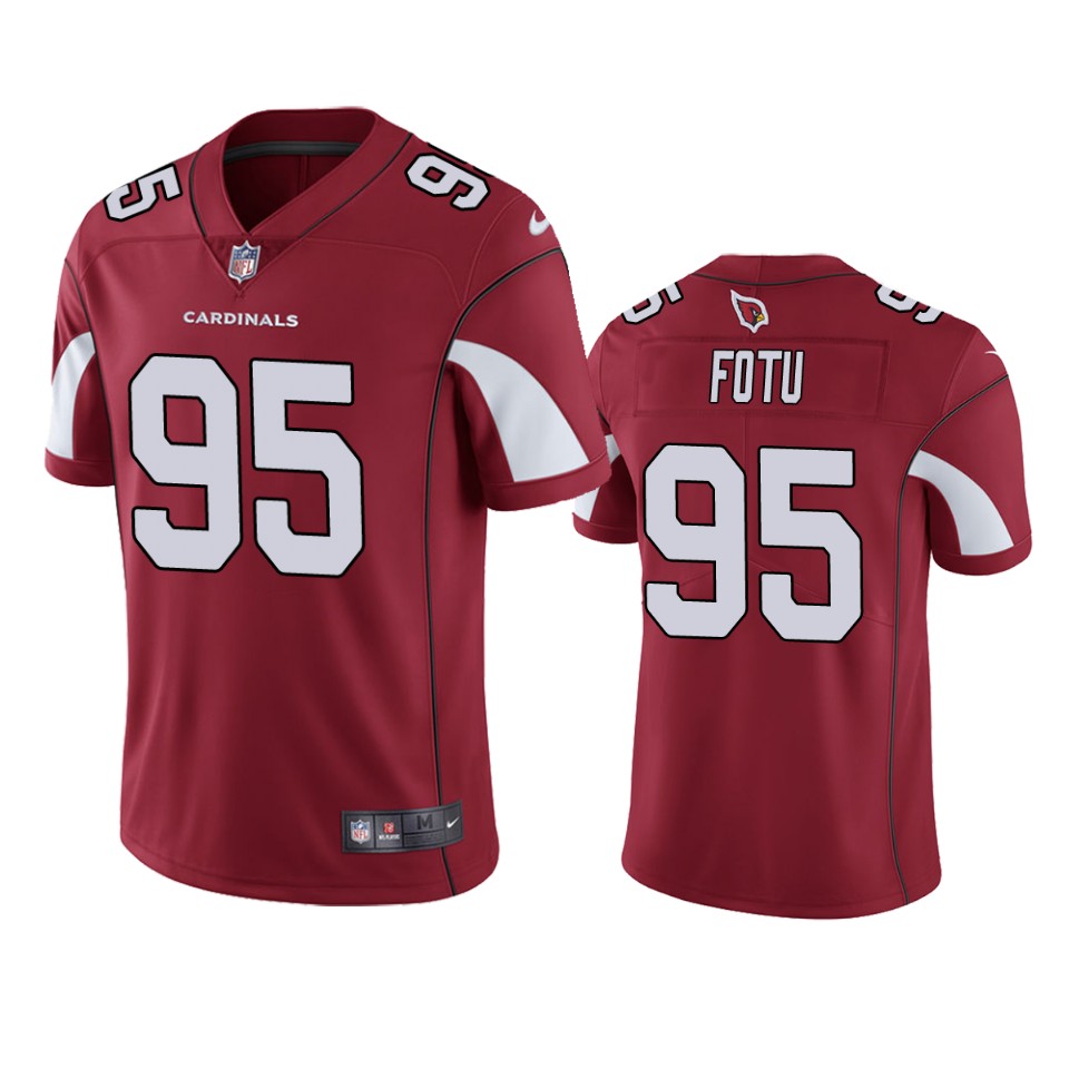 Men's Cardinals Cardinal Leki Fotu Vapor Untouchable Limited Jersey