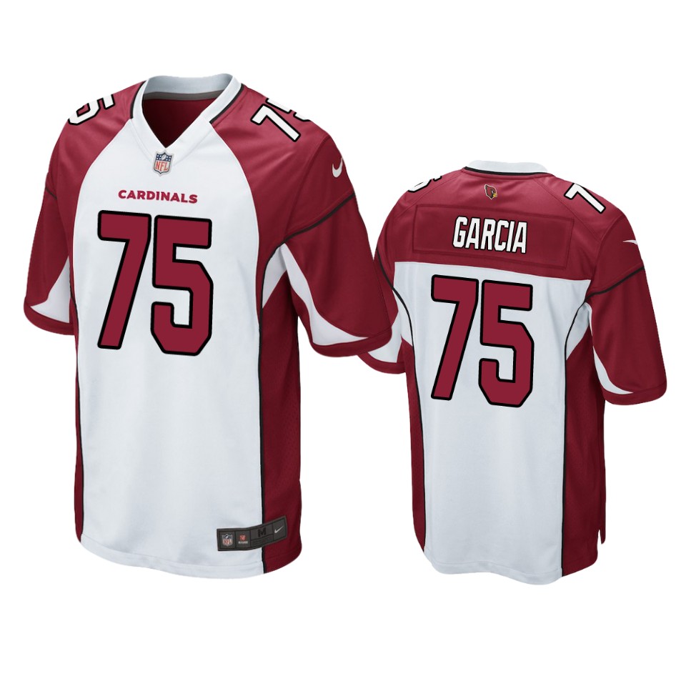 Men's Cardinals White Max Garcia Game Jersey