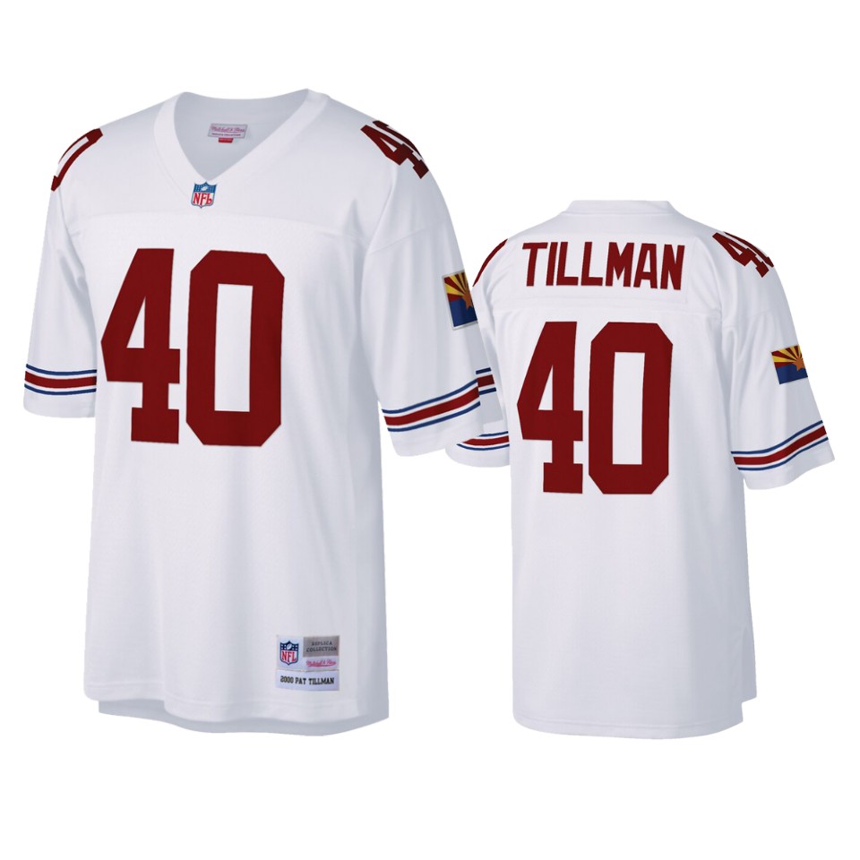 Men's Cardinals White Pat Tillman Legacy Replica Jersey