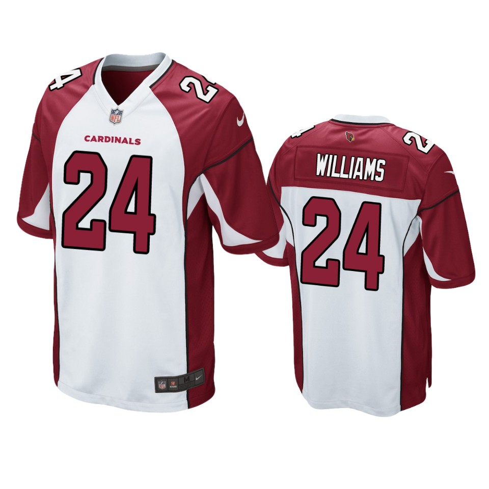 Men's Cardinals White Williams Game Jersey