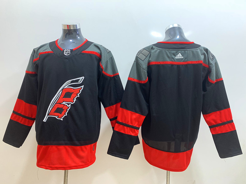 Men's Carolina Hurricanes Blank Adidas Black Alternate Stitched Jersey