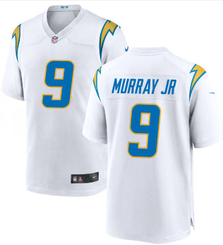 Men's Chargers #9 Kenneth Murray Jr. New Vapor Untouchable Limited White Jersey