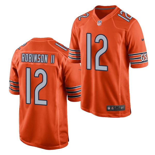 Men's Chicago Bears #12 Allen Robinson II Nike Orange Vapor Limited Jersey