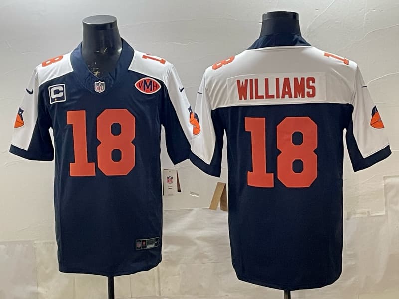 Men's Chicago Bears #18 Caleb Williams     Limited Stitched  Football Jersey