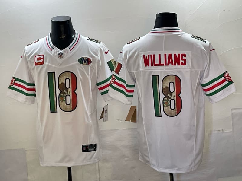 Men's Chicago Bears #18 Caleb Williams   Limited Stitched  Football  Jersey