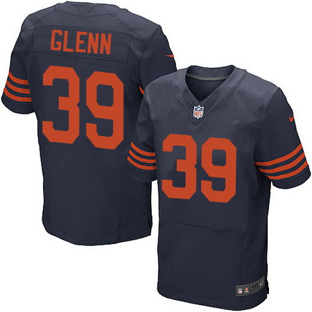 Men's Chicago Bears #39 Jacoby Glenn BlueOrange Alternate Nike Elite Jersey