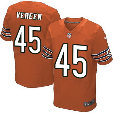 Men's Chicago Bears #45 Brock Vereen Orange Alternate NFL Nike Elite Jersey