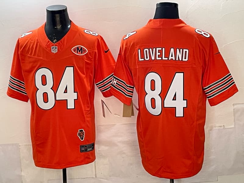 Men's Chicago Bears #84  Colston Loveland     Vapor Untouchable Football Stitched  Jersey
