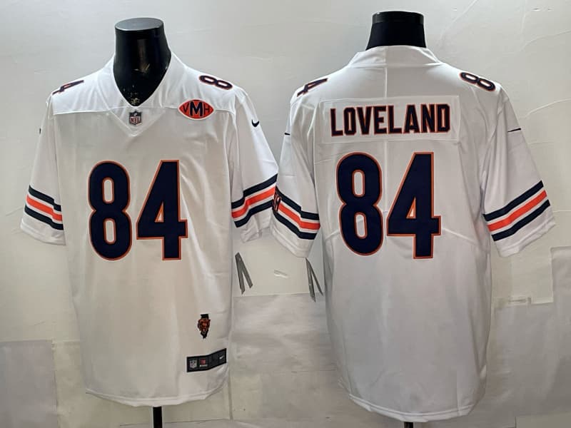Men's Chicago Bears #84  Colston Loveland     Vapor Untouchable Football Stitched Jersey