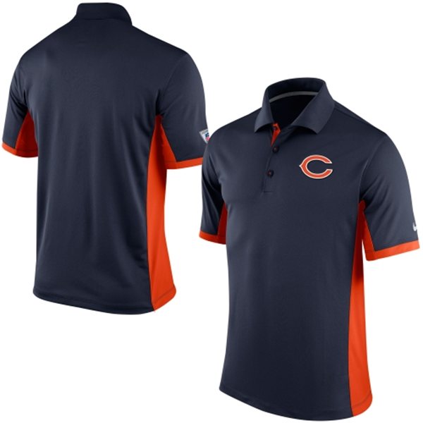 Men's Chicago Bears Nike Navy Team Issue Performance Polo