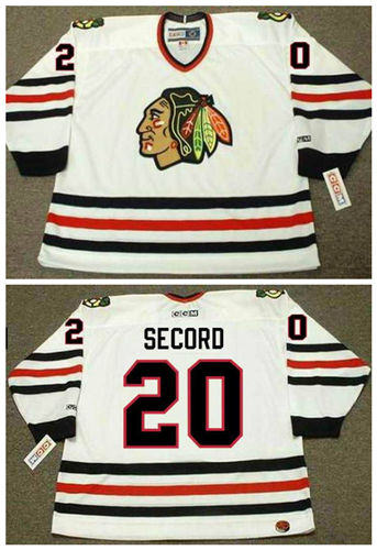 Men's Chicago Blackhawks #20 AL SECORD 1983 CCM Throwback Home NHL Hockey Jersey Stitched
