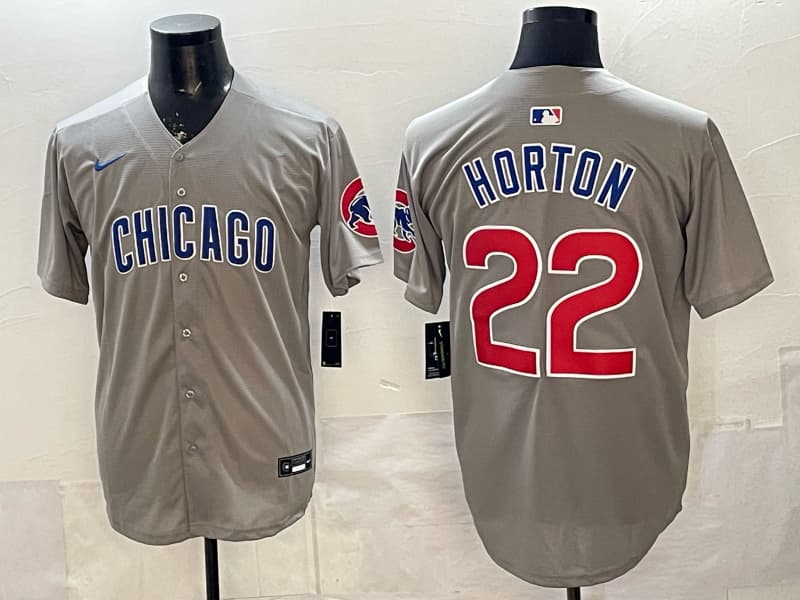 Men's Chicago Cubs #22 Cade Horton Cool Base Stitched Baseball Jersey